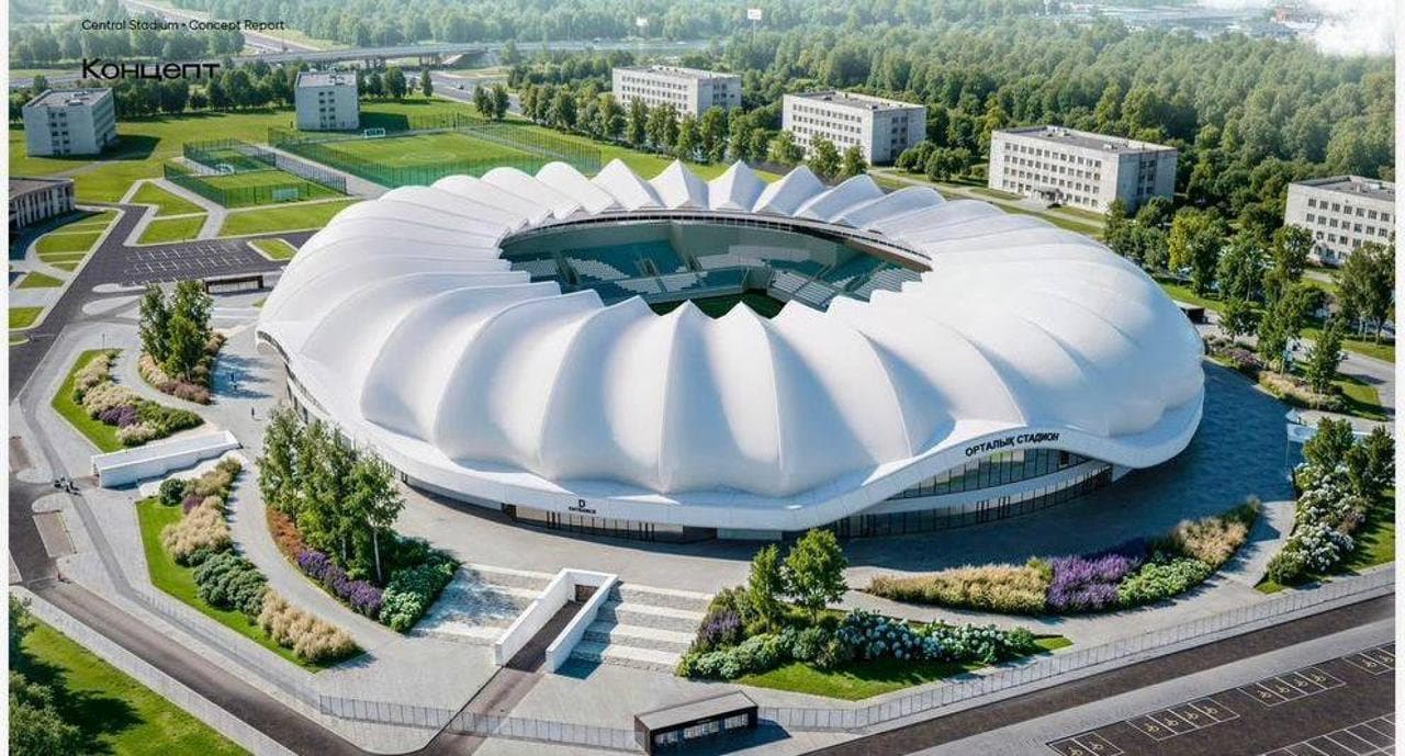 New Stadium in Aktau — project photo