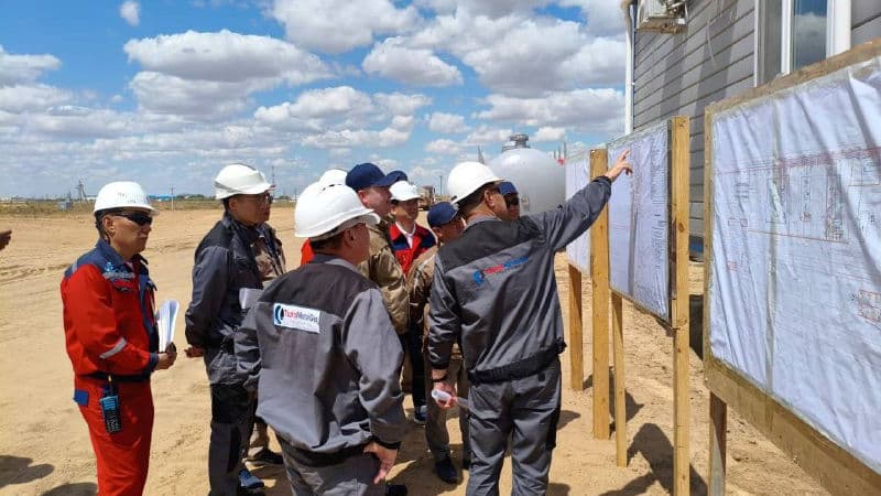 Gas extraction and supply from the Tuzkol Field — project photo